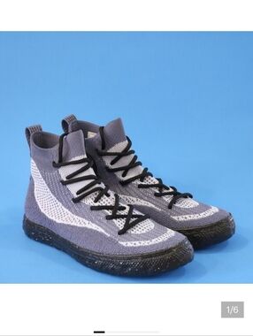 Converse CTAS Hi Renew Knit Steel/Ghost/Lime Twist Unisex Sneakers 172032C
